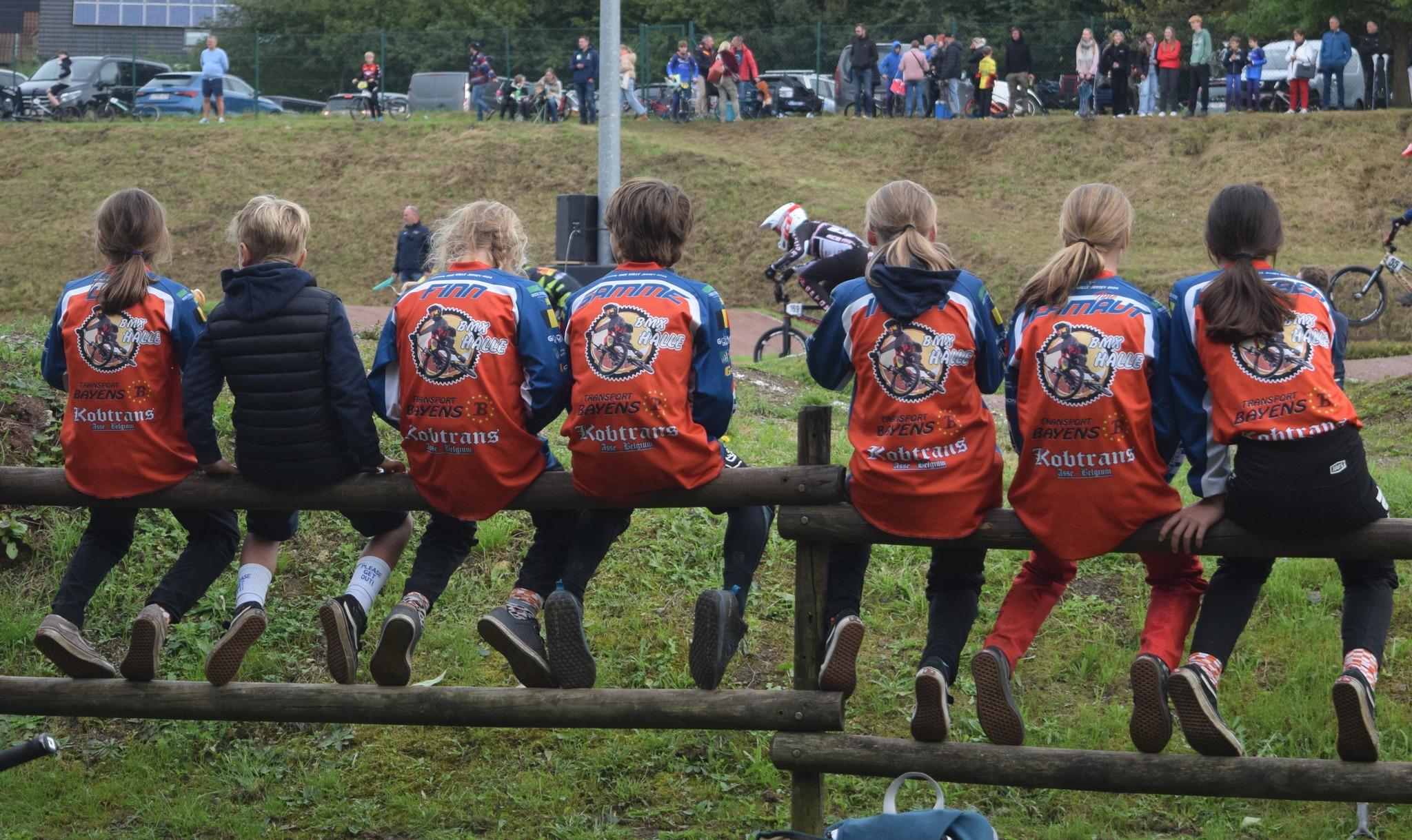 groepsfoto leden bmx-halle